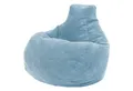 Green Bean Sitzsack mit Rückenlehne 80x80x90cm und EPS Perlen Füllung (Indoor geeignet, waschbarer Bezug), Bean Bag Bodenkissen Lounge Sitzhocker Relax-Sessel Gamer Gamingstuhl