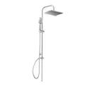 SCHÜTTE Überkopfbrause-Set "MALLORCA", chromfarben, wassersparend, Ø: 32 cm - braun