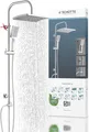 Schutte Duschset MALLORCA Duschsaeule mit grosser Regendusche, Handbrause