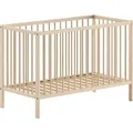 Babybett Kara-lynn 124x65x84 Gitterbett Massivholz Buche Natur