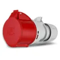 REV CEE-Kupplung, 5-polig (3Ph+N+PE) IP44, 400V 32A, rot