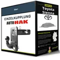 Starre Anhängerkupplung für TOYOTA Sienna 08.1997-12.2002 Typ L1 Auto Hak PKW