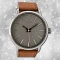 Oozoo Herrenuhr Timepieces C9025 braun Lederarmband Quarz Analoguhr UOC9025