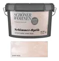 Schöner Wohnen 2,5 L. Schimmer-Optik Effektfarbe, perlmuttartiger Schimmer - Shiny Rose