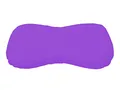 Dukal | Bezug für Schlaraffia Premium Geltex Kissen | 35 x 70 cm | aus hochwertigem DOPPEL-Jersey | 100% Baumwolle | Farbe: Lavendel