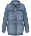 Rock Creek Jeansjacke Damen Jeansjacke Oversize D-480