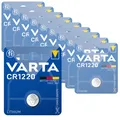 10x Varta Knopfzelle Lithium CR1220 3V Batterie 1er Blister CR 1220 DL1220