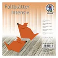 URSUS Falten Faltblätter Uni intensiv, Plakatkarton, 65 g/m², 15 x 15 cm, orange