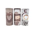 Kaffeepaddose Vorratsdose Kaffeepads Kaffeespender Paddose Kaffeebox Metalldose
