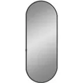 vidaXL Wandspiegel Schwarz 50x20 cm Oval 348203