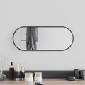 Vidaxx Wandspiegel 50x20 cm oval schwarz