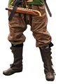 Leonardo Carbone® Wikinger Leinenhose Herren Wodan - Herren Hosen, Leichte Sommerhose Herren, Festival Outfit, Wikinger, Mittelalter Kleidung, LARP, Cosplay, Freizeithose - 100% Leinen Braun S