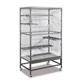 Montana Cages | Voliere, Zimmervoliere, Käfig Casa 90 für Nager (Sevilla II) - Antik/Platinum
