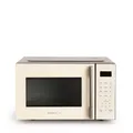 CREATE/MICROWAVE STUDIO/Mikrowelle mit Grillfunktion und Backofen Cremeweiß/Fassungsvermögen 23L, Drehteller Ø28,5mm, 10 Leistungsstufen, 8 Automatikprogramme, 3 Grillmodi, LED-Display, 1000W