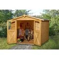 Weka Holz-Gartenhaus Parma Satteldach Lasiert 254 cm x 273 cm