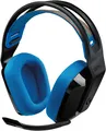 Logitech G535 LIGHTSPEED Kabelloses Gaming-Headset, Schwarz/Blau PS5, PS4, PC, U
