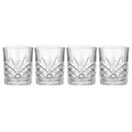 BUTLERS Set 4x Trinkgläser 300ml Gläser Set aus Kristall -CRYSTAL CLUB- ideal als Wasserglas & Trinkgeschirr