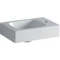 Geberit iCon Handwaschbecken 380mm, HL rechts, ohne Überlauf, 1 Stk.