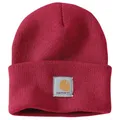 Carhartt Herren Knit Cuffed Beanie Hat, Industry Red, Einheitsgröße EU