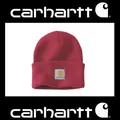 Original ! CARHARTT unisex Herren Damen Mütze A18 Rippstrick Beanie Indystry Red