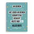Geburtstagskarte NACHTRÄGLICH Spruch lustig Geschenk Freunde Geburtstag