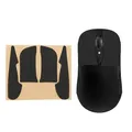 kwmobile Gaming Maus Grip Tape kompatibel mit SteelSeries Sensei Ten/raw/xai Maus - Rutschfestes Griffband für PC Maus - Schwarz