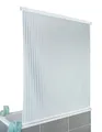 WENKO Dusch Rollo 128x240 cm Badewannen Dusche Vorhang zum Ausrollen Bad Design
