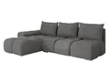 Mirjan24 Ecksofa Bukirt mit Bettkasten, 3 Sitzer L-Form Sofa mit Schlaffunktion, Eckcouch für Wohnzimmer, Couch mit Bettfunktion (Velo 635, Seite: Links)