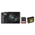 Panasonic DMC-TZ99 + Patona Akku BLG 10 + SanDisk SD Karte 32 GB  schwarz