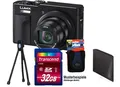 Panasonic DC-TZ99 schwarz Digitalkamera mit Leica 30-fach Zoom mit 32 GB Megaset