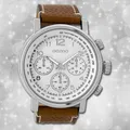 Oozoo Herrenuhr Timepieces C9455 braun Lederarmband Quarz Analoguhr UOC9455