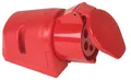 PCE CEE-Wandsteckdose, 5-polig, 32A, rot, IP44 125-6r #40576L