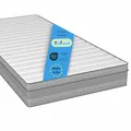Bodyprotect Federkern Matratze Tape Edge 140 x 200 cm, Höhe 18 cm, Federkernmatratze, orthopädische 7-Zonen Taschenfederkernmatratze 140x 200 cm, Härtegrad H3 bis 100kg, Öko-Tex, Made in EU