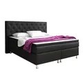 Inter Trading Boxspringbett Turin 180x200 cm schwarz