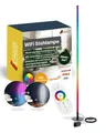 SCHWAIGER RGB LED Stehleuchte I Stehlampe mit Farbwechsel zur stimmungsvollen Ambientebeleuchtung I per Fernbedienung steuerbar I Lichtsäule mit 358 Leuchtmodi I IP50 geschützt I dimmbare Eckleuchte