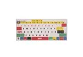 kwmobile Etui Apple MacBook Air 13" 2018 2019 2020 A1932 Sticker, Keyboard Sticker - Farb-Aufkleber für Spanische QWERTY Tastatur