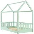 JUSKYS Kinderbett Marli_STR_OS (Mint, 160 x 80 cm)