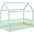 Juskys Kinderbett Marli 80 x 160 cm Mint