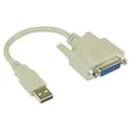 INLINE USB Adapter Kabel, USB Stecker A auf 15pol Buchse