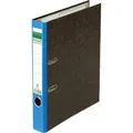 Elba Ordner 10404 BL rado, Karton, A4, 5cm, schwarz marmoriert, Rücken blau