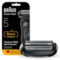 Braun Elektrorasierer Scherkopf Series 5, 54B, Schwarz - Original Ersatzscherteil Und Rasierer Zubehör vom Hersteller, Made in Germany, Kompatibel mit S5-Rasierern