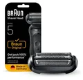 Braun 54 B Schwarz, Edelstahl