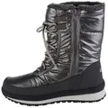 CMP Damen Winterboots Winterstiefel Snow Boots Schneestiefel Harma Waterproof, Farbe:Grau, Schuhgröße:EUR 37, Artikel:-U911 titanio - Schwarz - 37