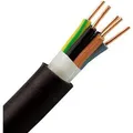 Kopp Erdkabel 157410042 NYY-J, 5 x 1,5 mm², schwarz, Länge: 10 m
