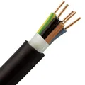 Kopp 157410042 Erdleitung NYY-J, 5 x 1.5 mm², 10 M, Schwarz