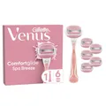 Gillette Venus Comfortglide Spa Breeze Rasierer inkl. 6 Klingen rosa