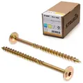 STRÜBER Holzbauschraube Tellerkopfschrauben mit Torx-Antrieb 6,0x60mm/100Stück
