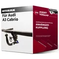 Für Audi A3 Cabrio Typ 8V (Auto Hak) Anhängerkupplung vertikal abnehmbar neu