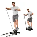 Hop-Sport Swing Stepper HS-050S Norg, Stepper für Zuhause mit Haltegriffen