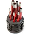 S&R Locheisen 274.300.109, 9-teilig, 2-10 mm Durchmesser mit Dose